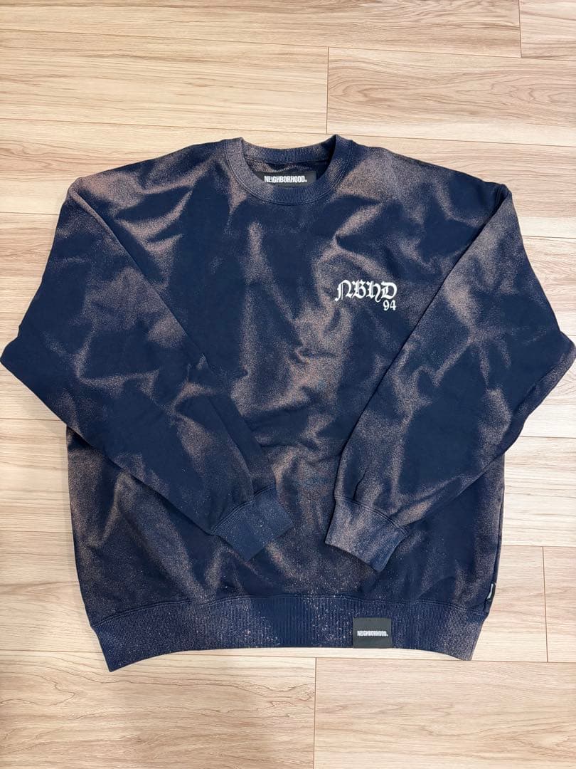 NEIGHBORHOOD. タイダイ染めトレーナー スウェット L ネイビー NEIGHBORHOOD. タイダイ染めトレーナー スウェット L ネイビー