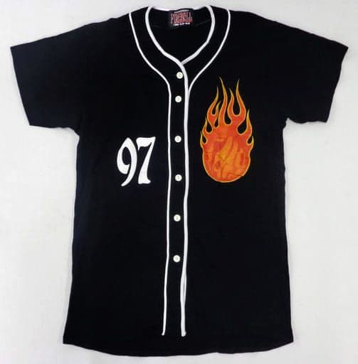 送料無料☆新品☆B'z ベースボールシャツ ファイヤーボール