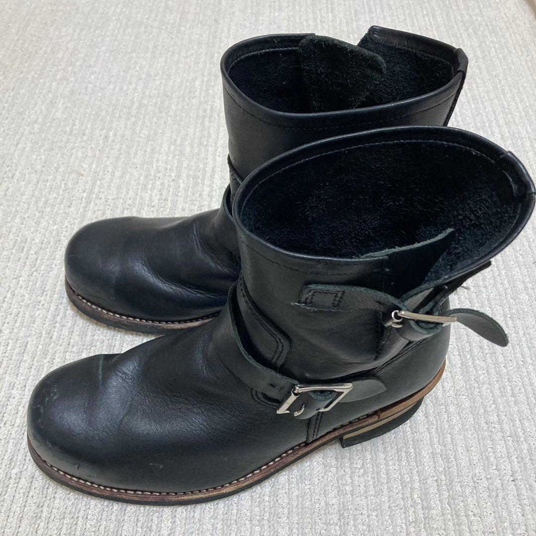 美品 Hawkins エンジニアブーツ ブラック 40015 スチールトゥ - メルカリ