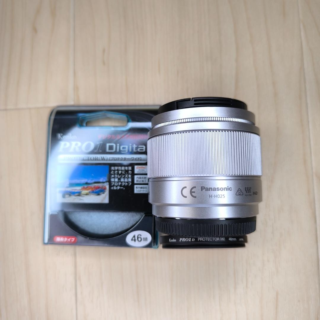 単焦点レンズ LUMIX G 25mm/F1.7 ASPH. H-H025-S - メルカリ