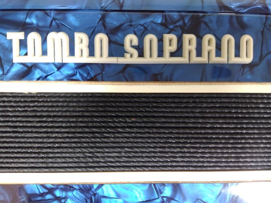 美品即演奏可）TAMBO SOPRANO アコーディオン 青【信頼の日本製】