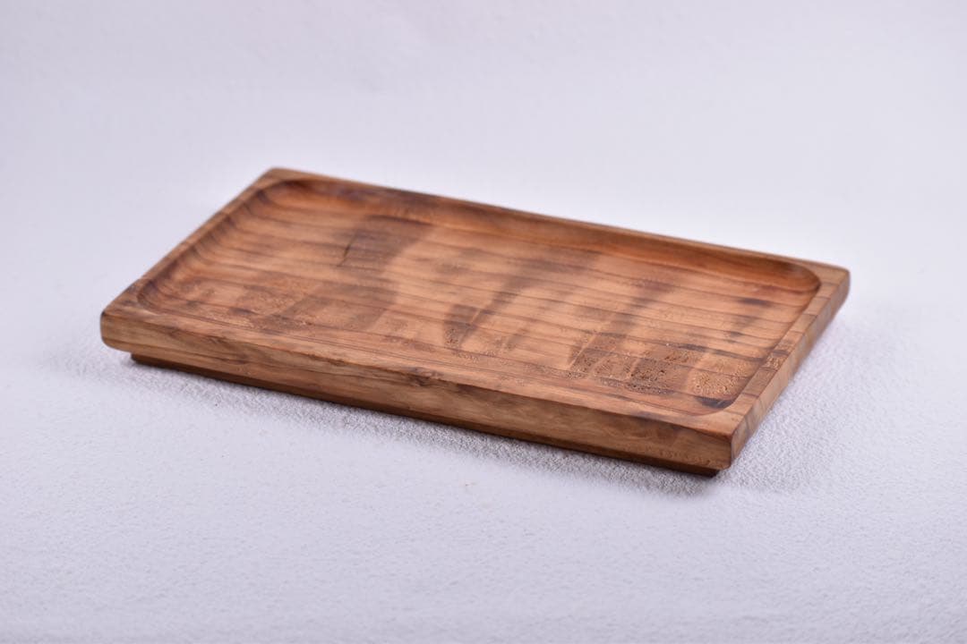 No.359屋久杉虎杢のトレーと黒柿の名刺ホルダー - メルカリ