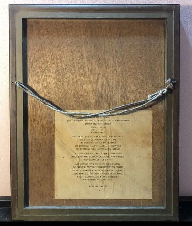 ピカソ リトグラフ 手書きナンバー入り 絵 - メルカリ