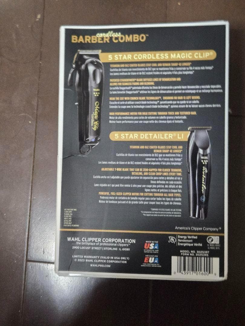 WAHL MagicClip&Detailerバリカンブラック@3@86/6㊹ - メルカリ