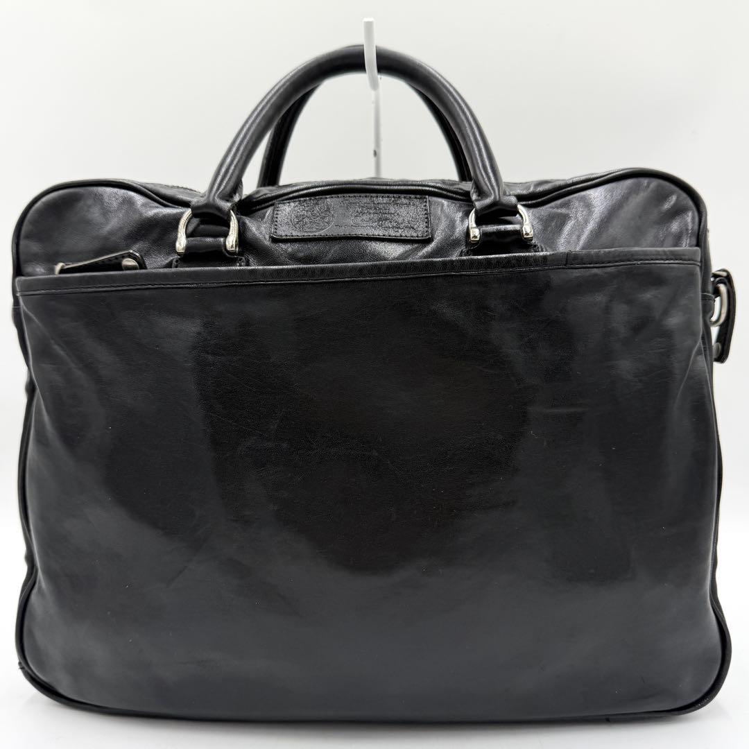 【専用】ウォームスクラフツ マニュフファクチ ビジネスバッグ レザー ブラック カテゴリー：THE WARMTHCRAFTS- MANUFACTUR（ジ・ウォームスクラフツ