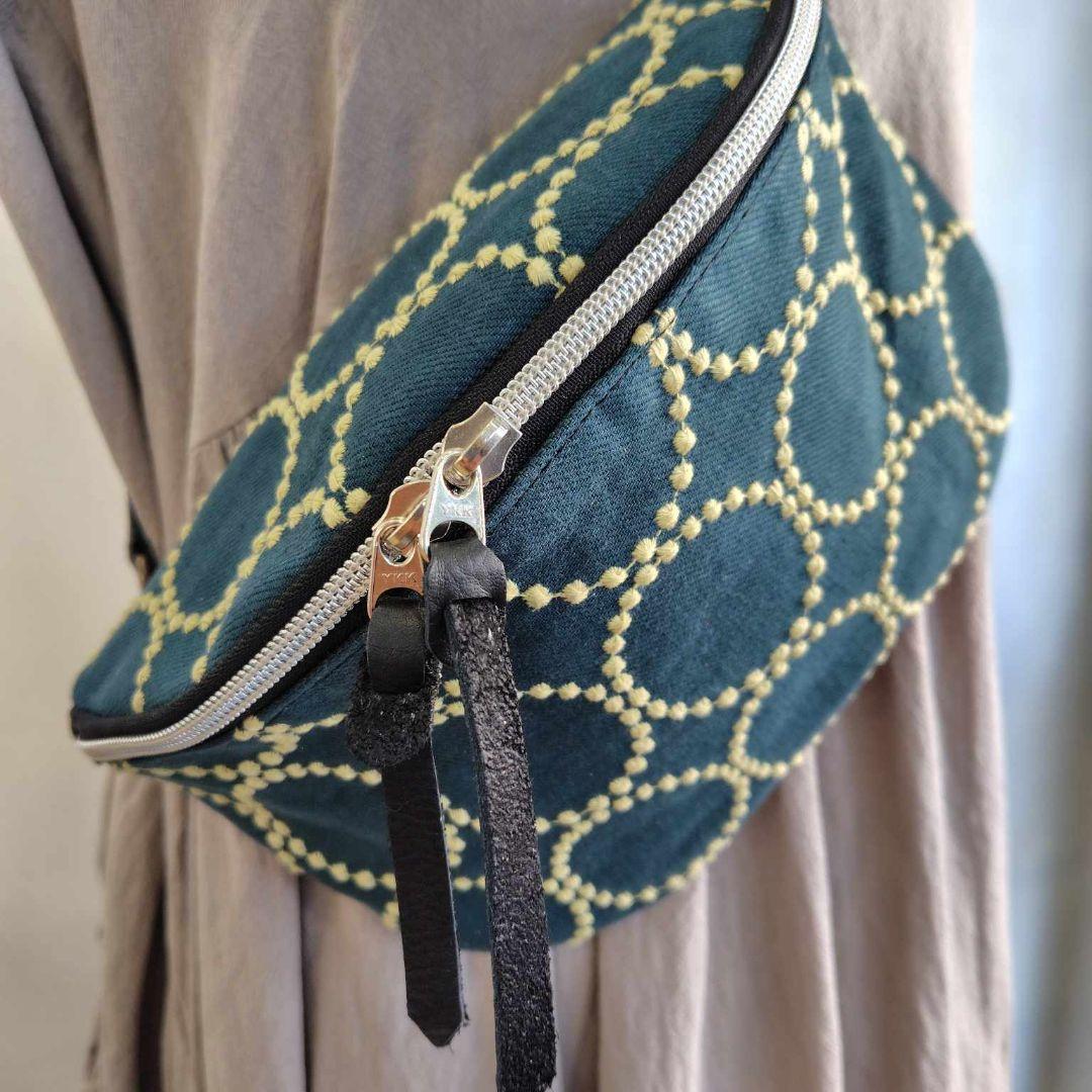 パ*リ様 ミナペルホネン/tambourine タンバリングリーン×クリーム/ボ