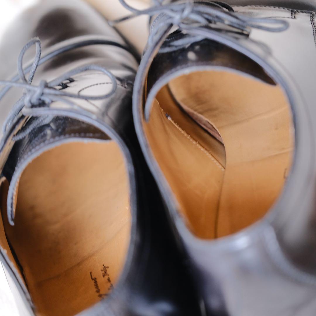 美品SalvatoreFerragamoストレートチップTRAMEZZA65EE - メルカリ