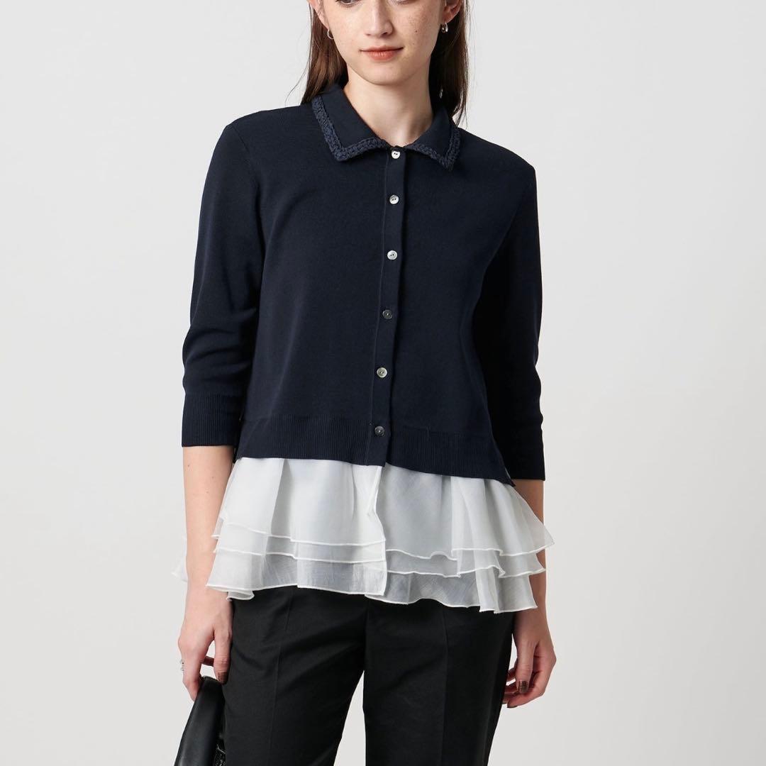 ユナイテッドアローズ レディーポロコンビニットウォッシャブル【店頭