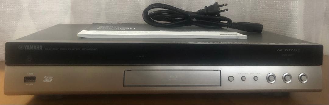 リモコン・取説付　ヤマハ　ブルーレイディスクプレイヤー　BD-A1040 中古品 リモコン・取説付 ヤマハ ブルーレイディスクプレイヤー BD-A1040 中古
