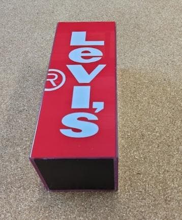 Levi's リーバイス アクリル 看板 マグネット付き ノベルティグッズ