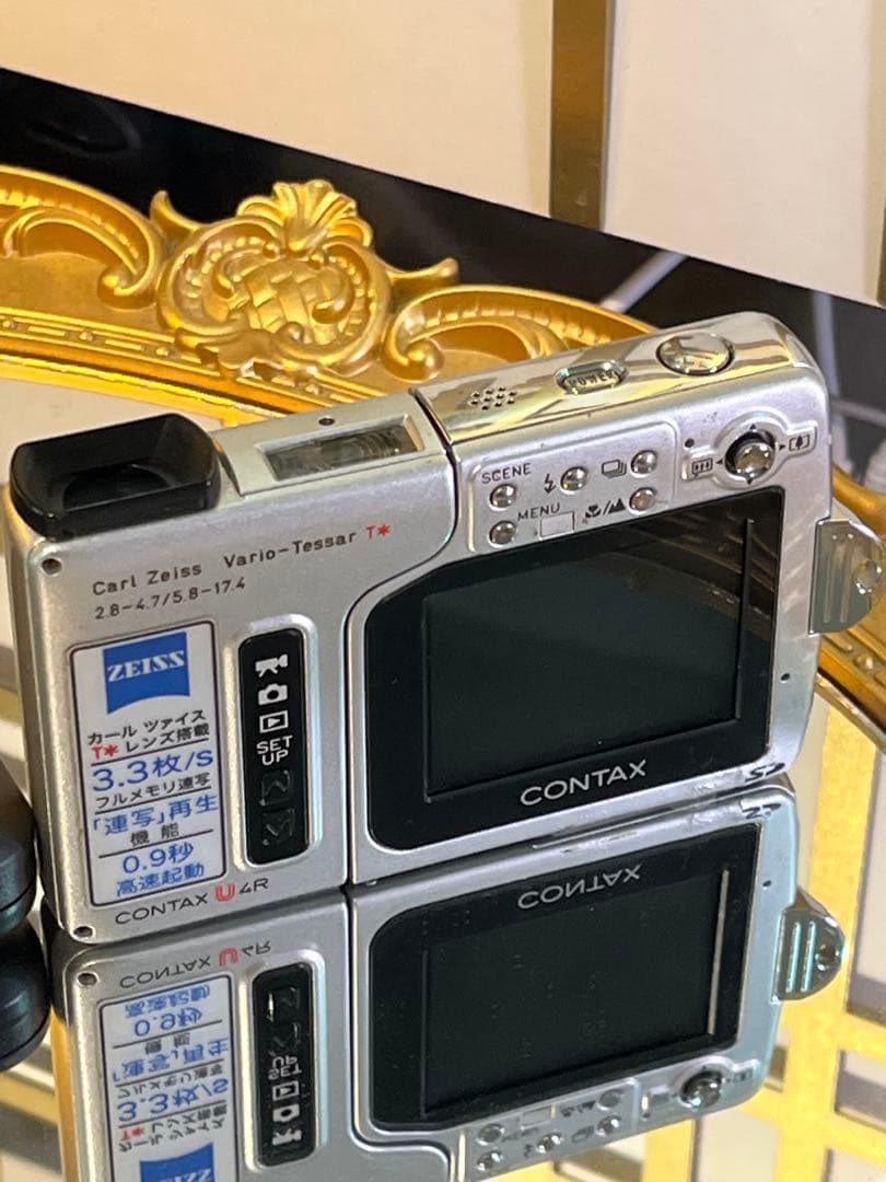 CONTAX U4R ブラック Carl Zeiss テッサー搭載 動作確認済 - メルカリ