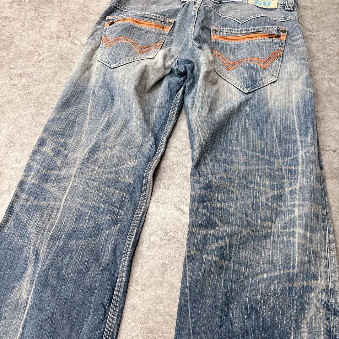 archive y2k edwin damage denim pants - メルカリ