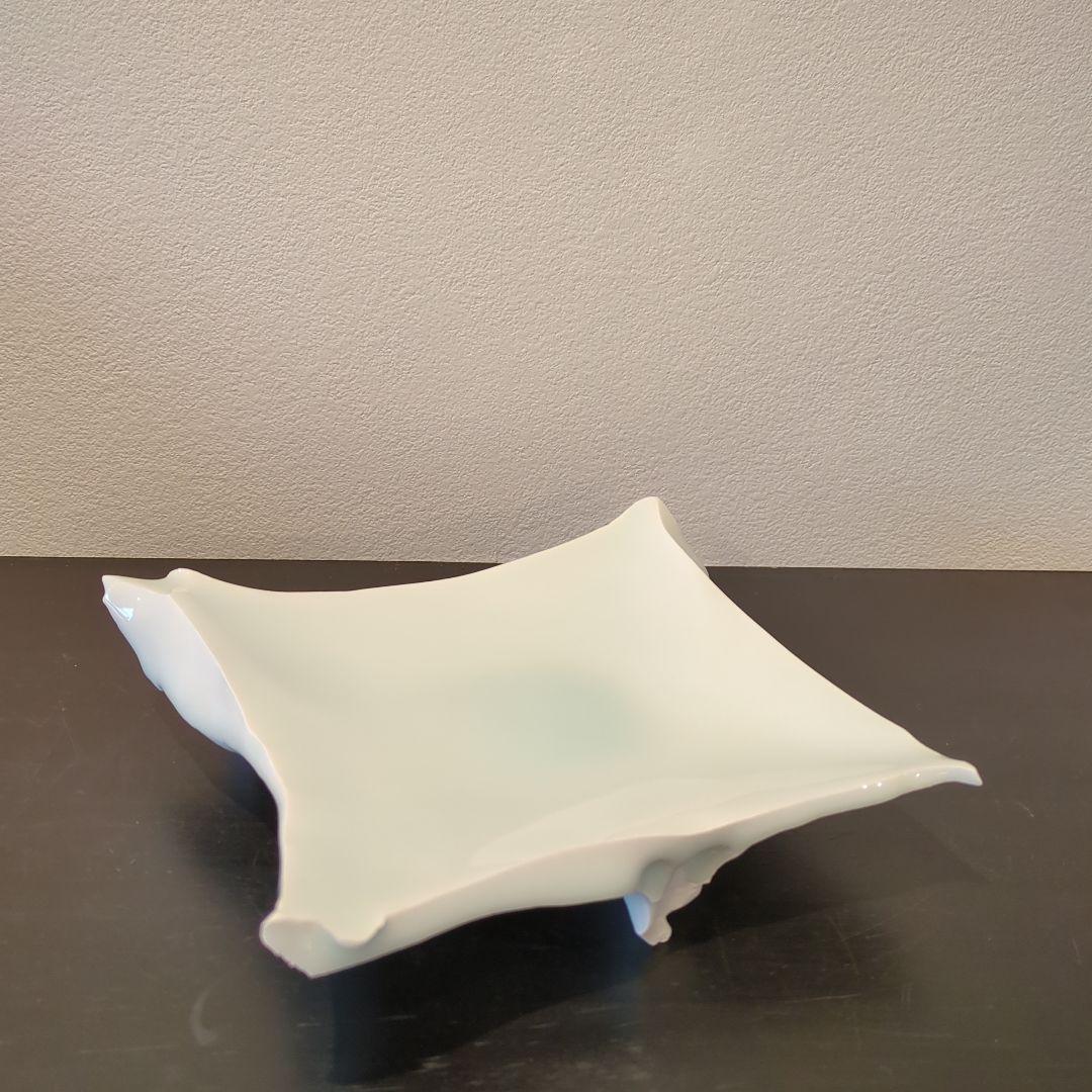 加藤委 造 青白磁 角皿 - メルカリ