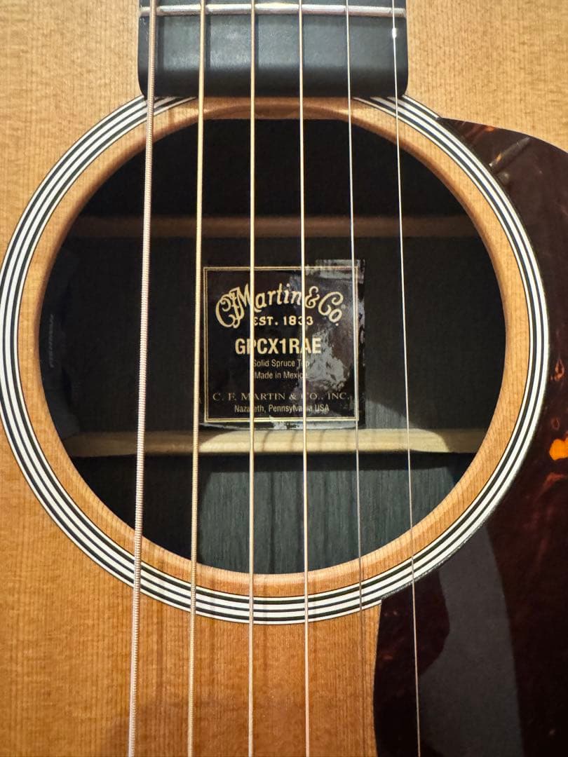 Martin GPCX1RAE マーチン エレアコ 純正ハードケース付 - メルカリ