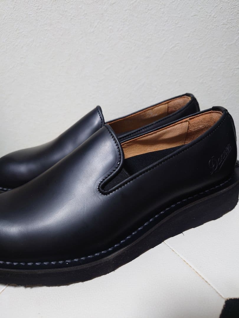 ダナー アーリントンスリップ レザーシューズ 黒 中古 7H 25.5cm