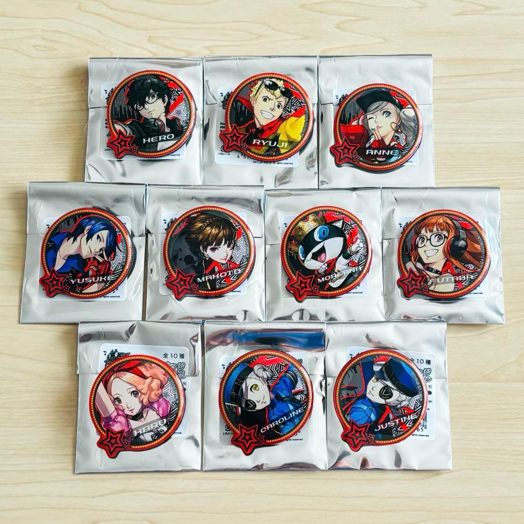 ペルソナ5 ダンシング・スターナイト ぷくっとバッジコレクション 全10