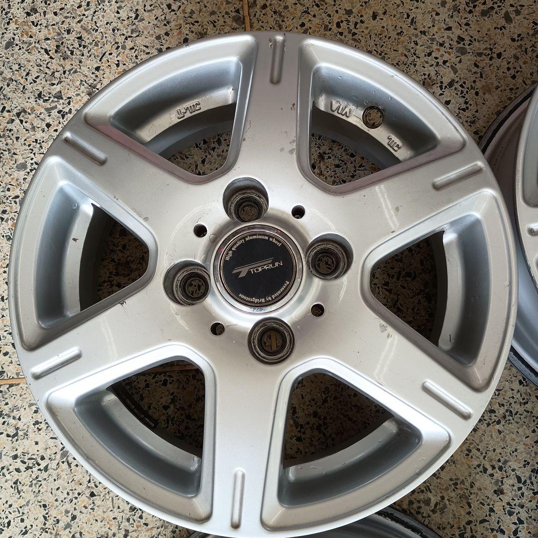 TOPRUN 13×5.00B +35 PCD100 社外アルミ4本 JWL-T