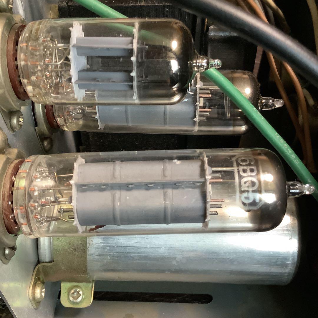 自作6BQ5 シングル真空管アンプ ジャンク品