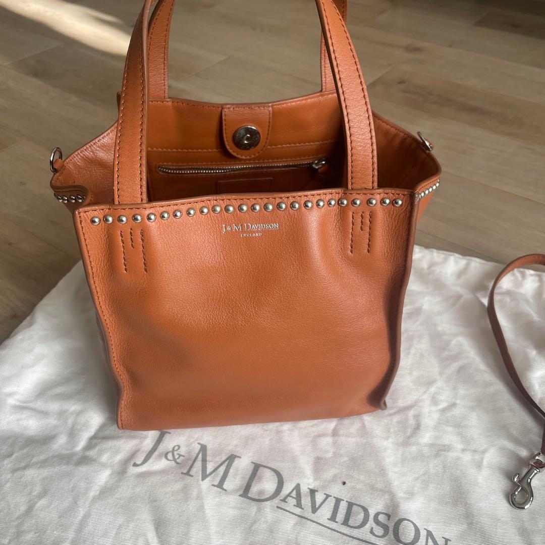 J&M davidson belle micro ブラウン キャメル - メルカリ