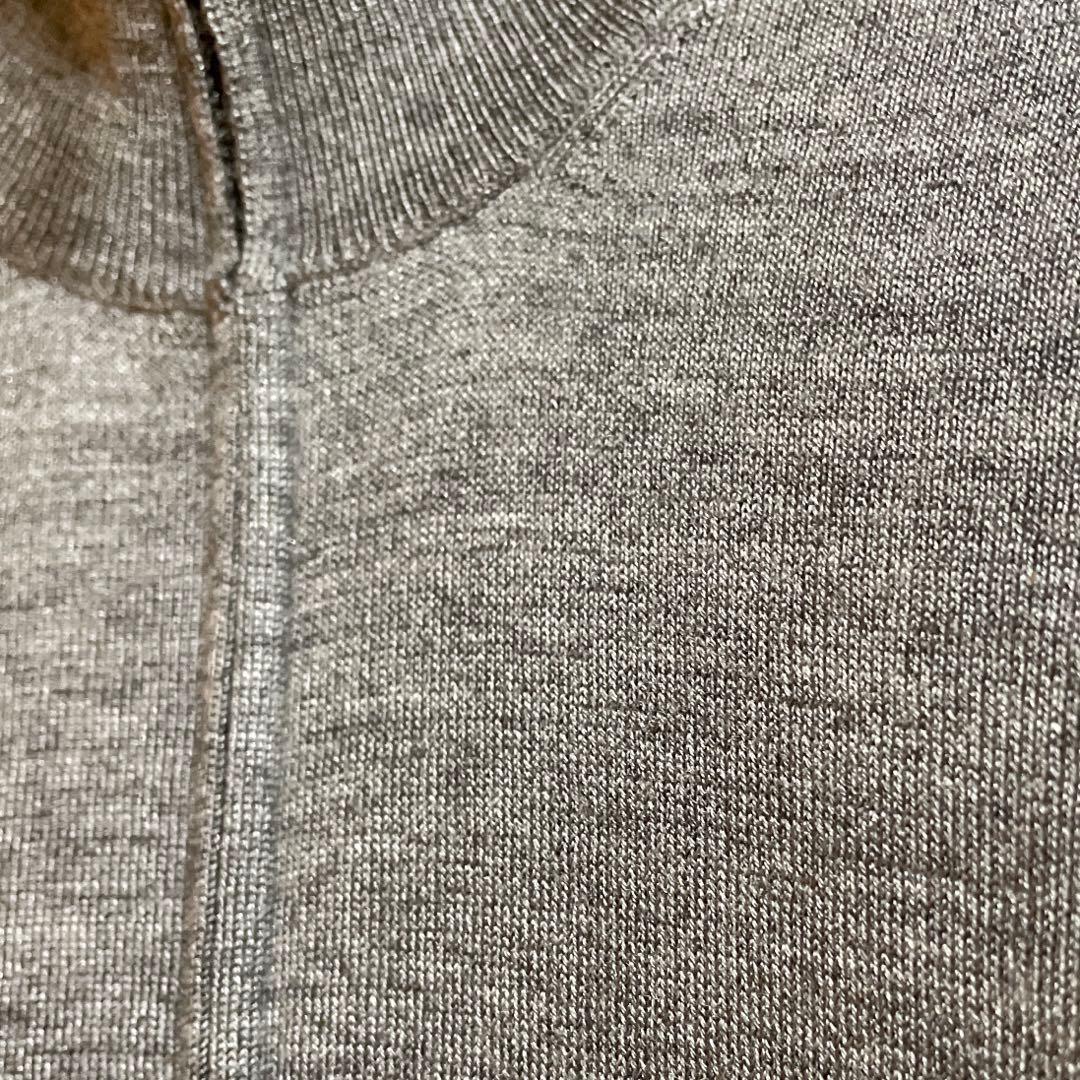 ①ブルネロクチネリ カシミヤシルク ダブルジップカーディガン