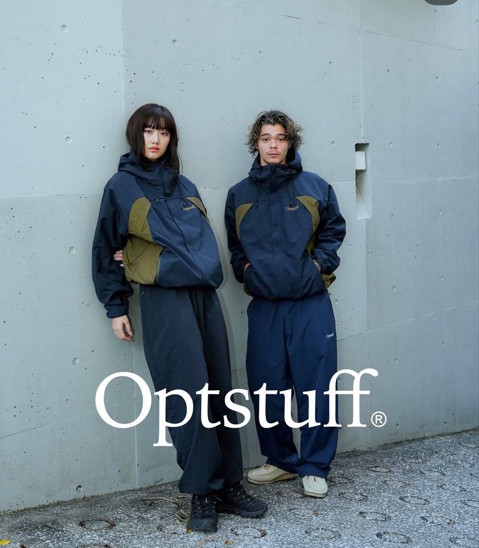 [OPTSTUFF] SHELL PARKA (NAVY×KHAKI) M Optstuff | 2025.02.14(Fri) 12:00JST 'SHELL PARKA' NAVY × KHAKI M