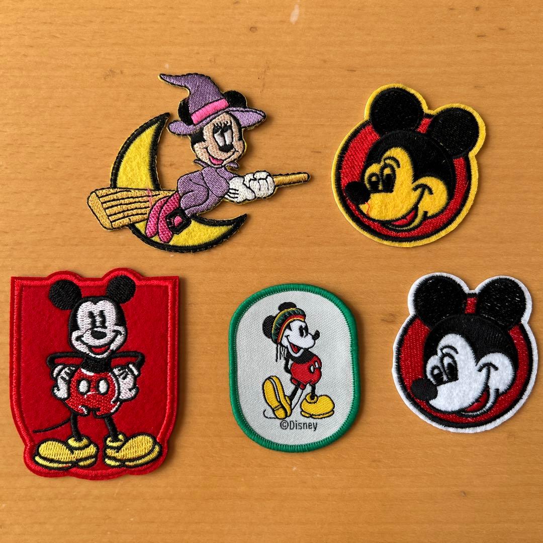 ミッキー ミニー ワッペン まとめ売り - メルカリ