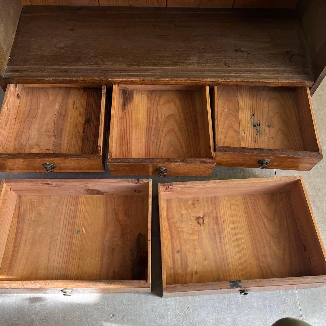 アンティーク オープンラック 飾り棚 本棚 ブックシェルフ レトロ 無垢