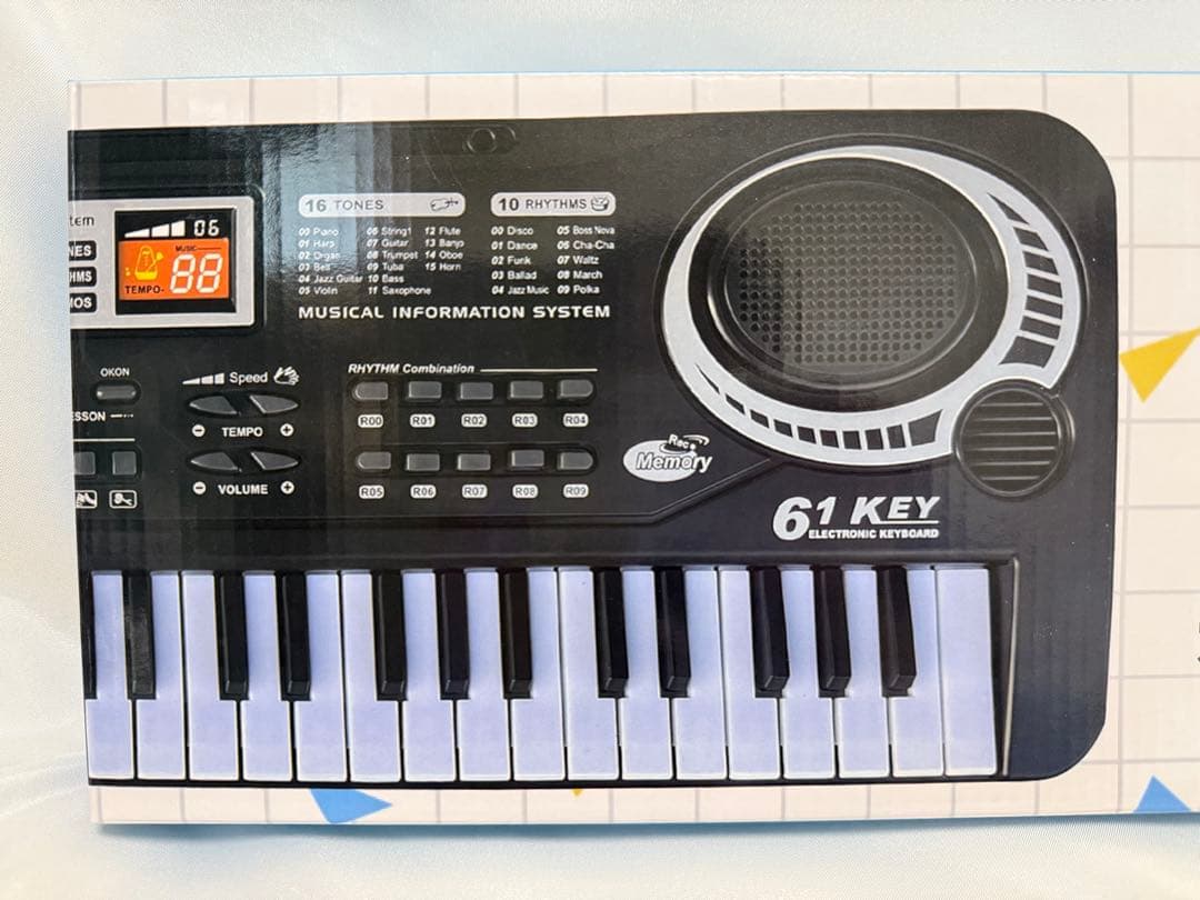 新品未開封✨マイクつき61鍵盤電子ピアノ 景品 クリスマスプレゼント10