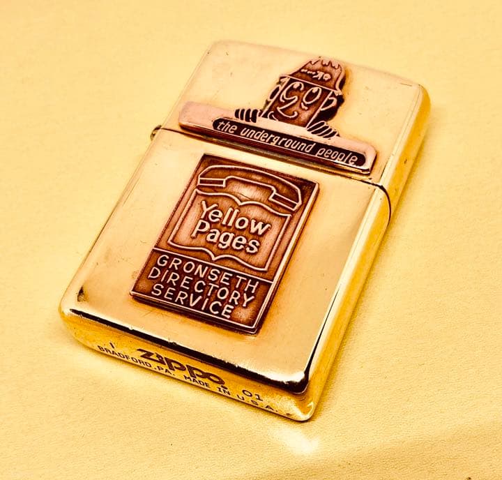 LA購入＊イエローページ＊アングラ＊純銅メタル＊真鍮ソリッ