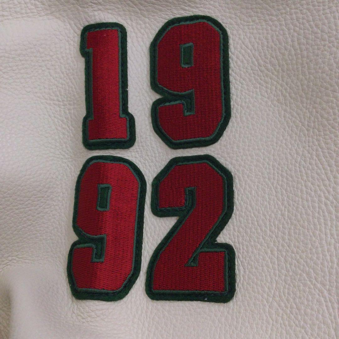 Keboz メルトン&レザーバーシティジャケット 68251112N02S - メルカリ