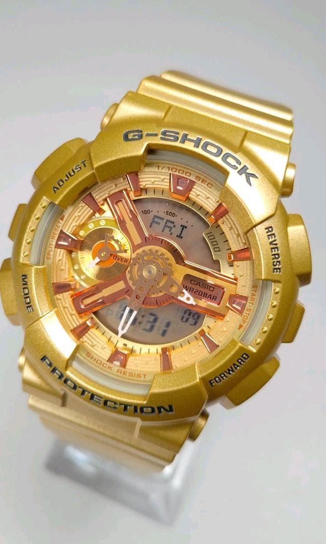 美品 CASIO G-SHOCK GMA-S110GD-4A2 腕時計 ゴールド - メルカリ