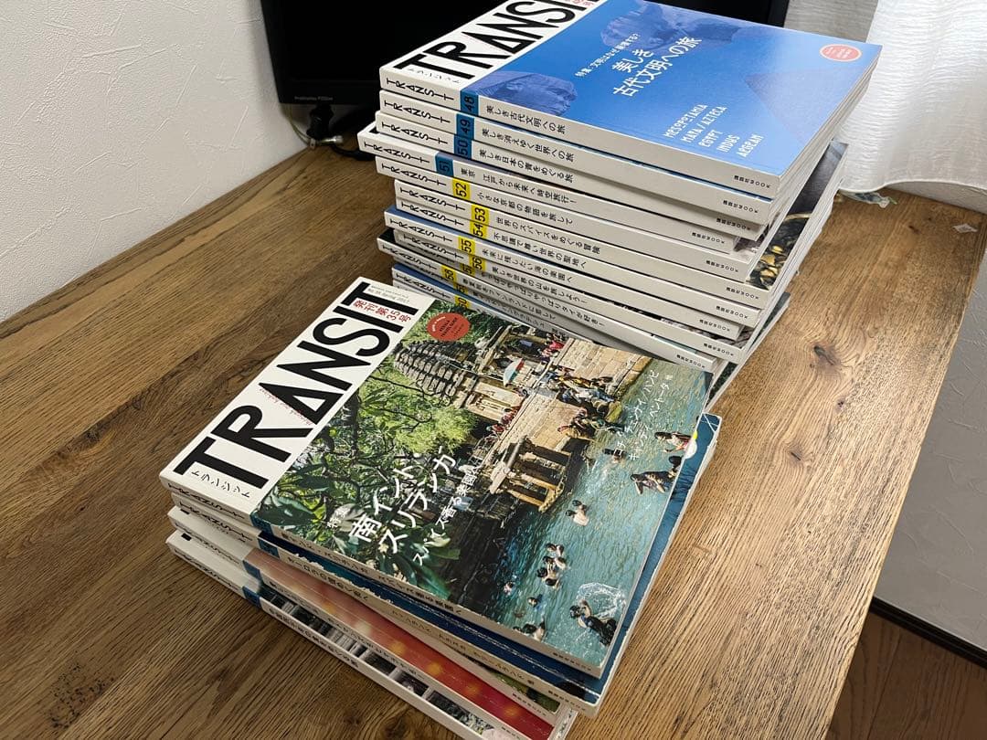 TRANSITトランジット 雑誌まとめ売りTRANSIT トランジット 旅 雑誌 6冊