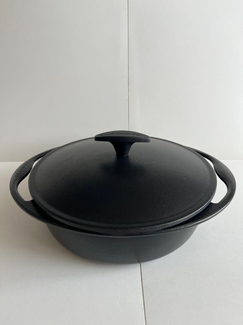 廃盤 ルクルーゼ センセーションライン 24cm ブラック - メルカリ