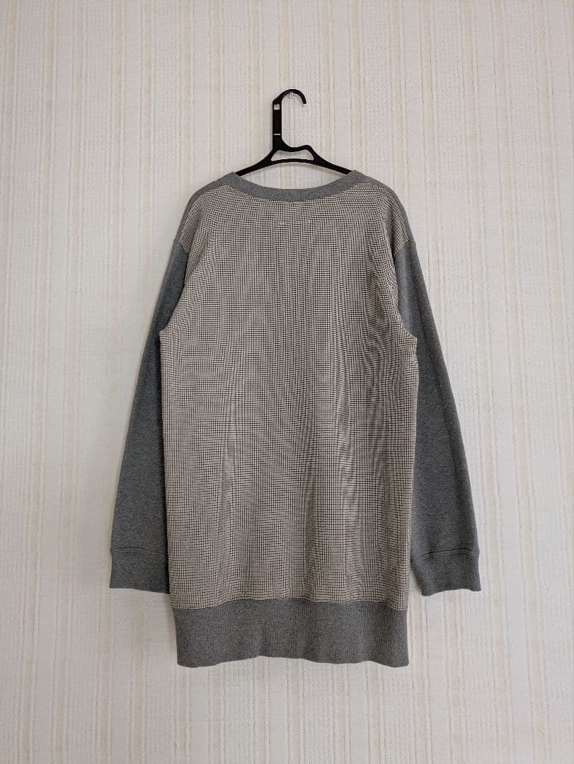 MM6 Maison Margiela　バックチェックスウェット MM6 Maison Margiela cotton sweatshirt black color patterned