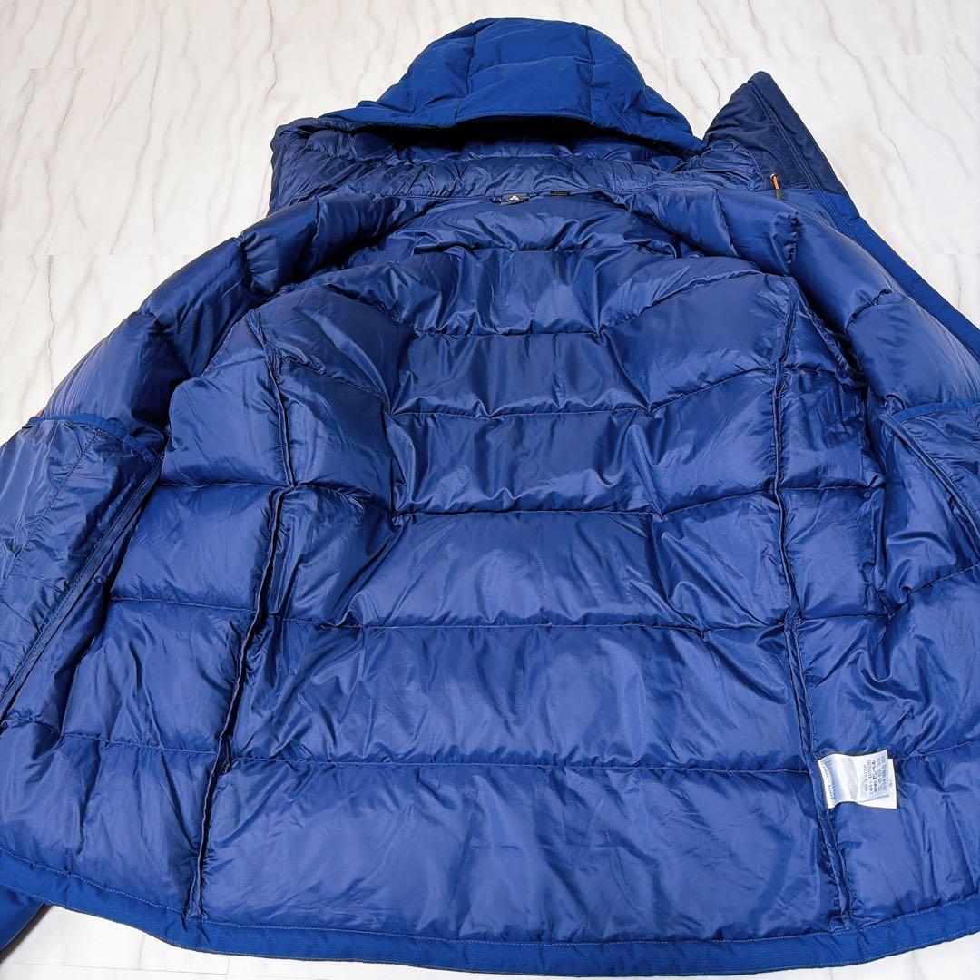 モンベル パーマフロストライトダウンパーカ ドローコード ネイビー