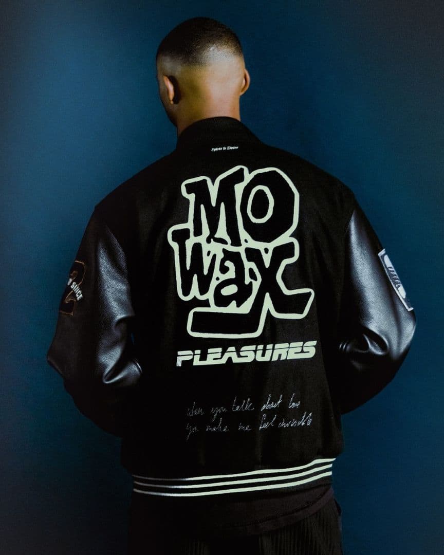 PLEASURES MO WAX スタジャン Mサイズ PLEASURES UNKLE スタジャン MO'WAX - メルカリ