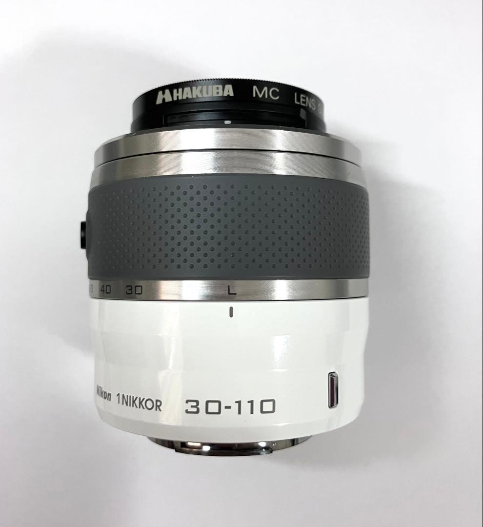 Nikon 1 NIKKOR 30-110 レンズ　ホワイト Nikon 1 NIKKOR VR 30-110mm f/3.8-5.6 Lens (White): Amazon.co.uk