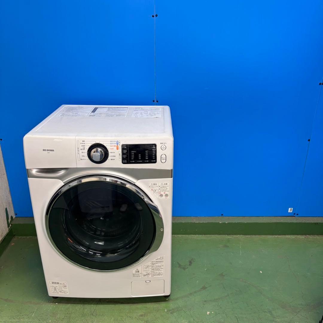 669 洗濯機 ドラム式 容量7.5kg 極美品 半年保証付 冷蔵庫も有 左開き