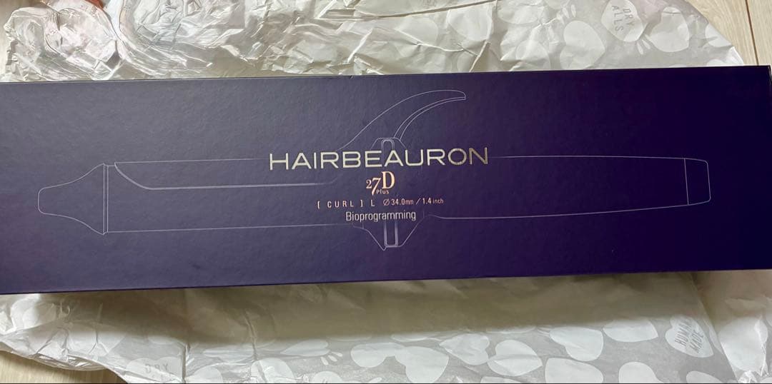 【極美品 ２回使用】ヘアビューロン 27D Plus L-type 34.0mm