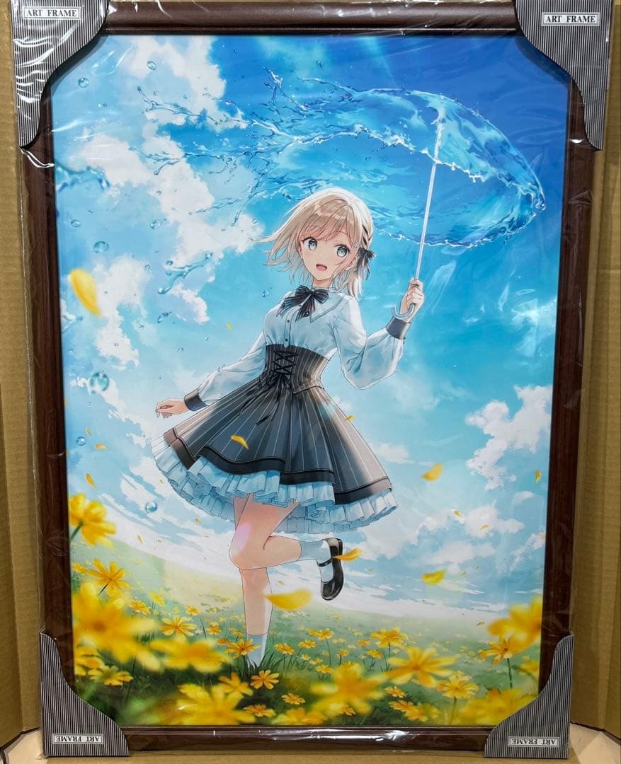 絵師100人展15 Hiten 複製原画 雨過天晴 新品未使用 即