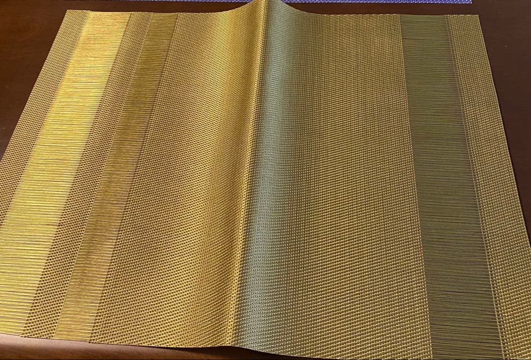 chilewich TuxedoGold ランチョンマット36x48cm 5枚組 - メルカリ