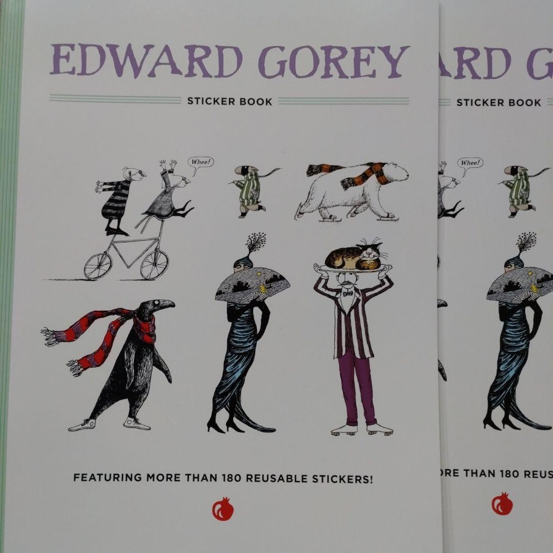 EDWARD GOREY STICKER BOOK エドワード・ゴーリー シール - メルカリ