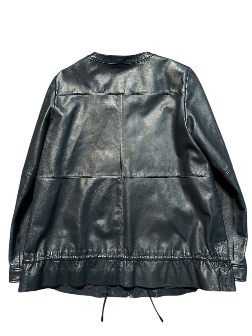 11号 大きいサイズ！極美品！最高級 レリアン 本革 羊革 ラムレザー