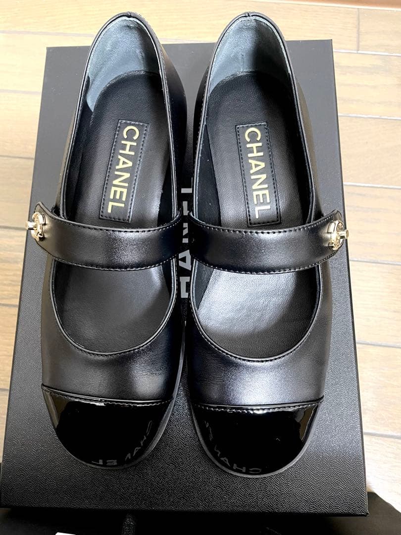 最終値下CHANEL メリージェーン バレエシューズ フラットシューズ