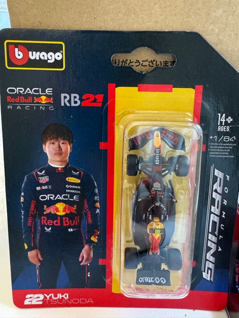 ブラーゴ レッドブルレーシング 角田裕毅 RB21 1/43 1/64 2台