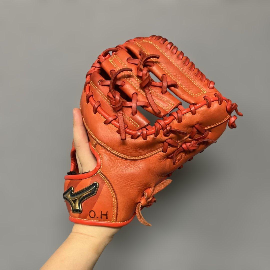 1217 ミズノ セレクトナイン 山川モデル 型抜群 軟式少年 ファースト