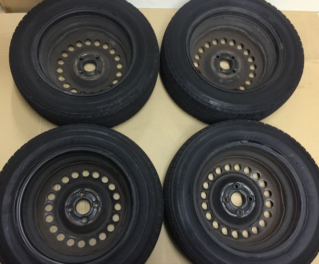 インサイト 純正15インチ スチールホイール 4本 スタッドレス