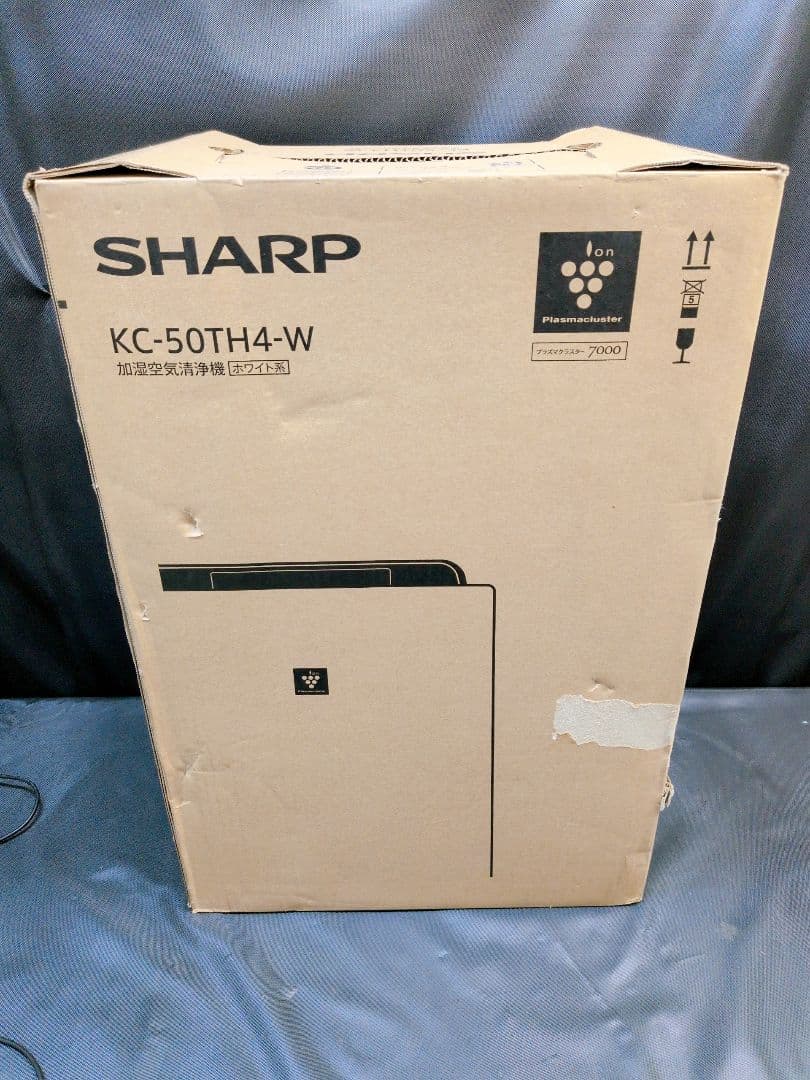 新品未使用 シャープ KC-50TH4-W 加湿空気清浄機 箱付き M2843