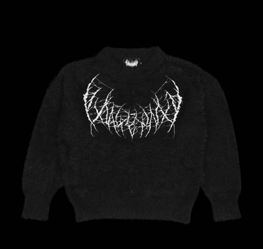 最安値] Yxngbratz YB Logo Knit (Black) L - メルカリ