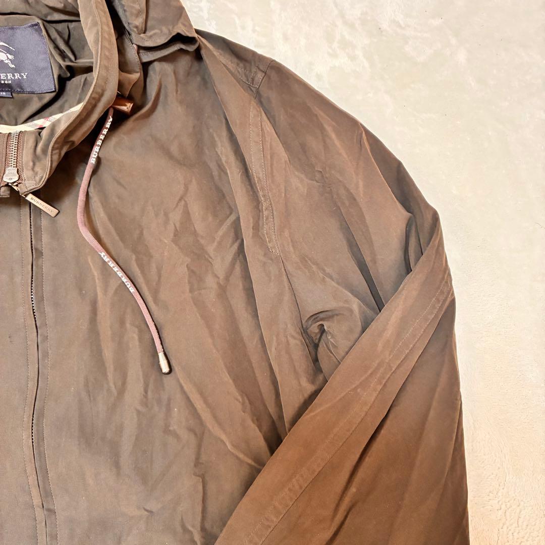 バーバリーロンドン モッズコート サイズ13 ダークブラウン レディース